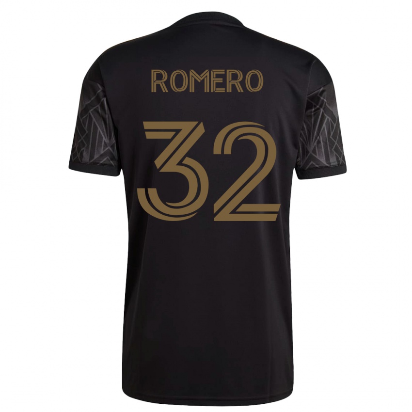 Mann Abraham Romero #32 Svart Hjemmetrøye Drakt Trøye 2023/24 Skjorter T-Skjorte