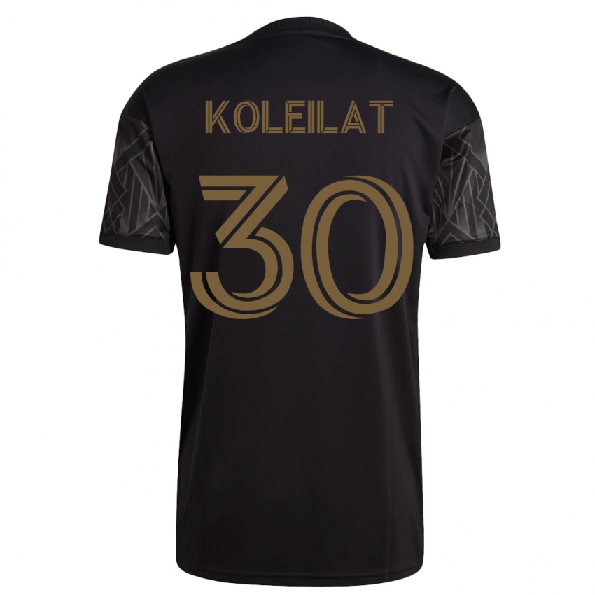Mann Jassem Koleilat #30 Svart Hjemmetrøye Drakt Trøye 2023/24 Skjorter T-Skjorte