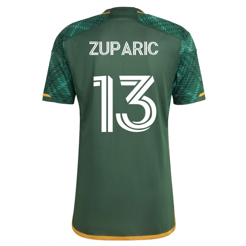 Mann Dario Zuparic #13 Grønn Hjemmetrøye Drakt Trøye 2023/24 Skjorter T-Skjorte