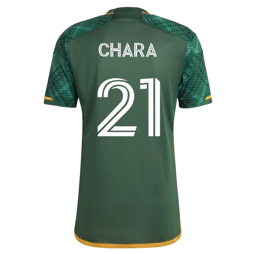 Mann Diego Chará #21 Grønn Hjemmetrøye Drakt Trøye 2023/24 Skjorter T-Skjorte