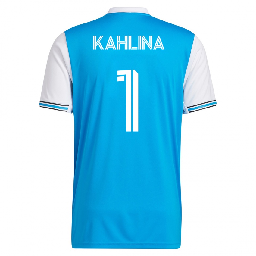 Mann Kristijan Kahlina #1 Blå Hjemmetrøye Drakt Trøye 2023/24 Skjorter T-Skjorte