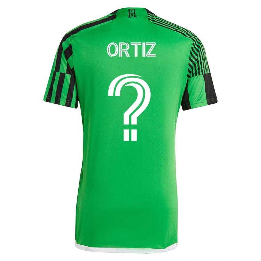 Mann Viggo Ortiz #0 Grønn Svart Hjemmetrøye Drakt Trøye 2023/24 Skjorter T-Skjorte