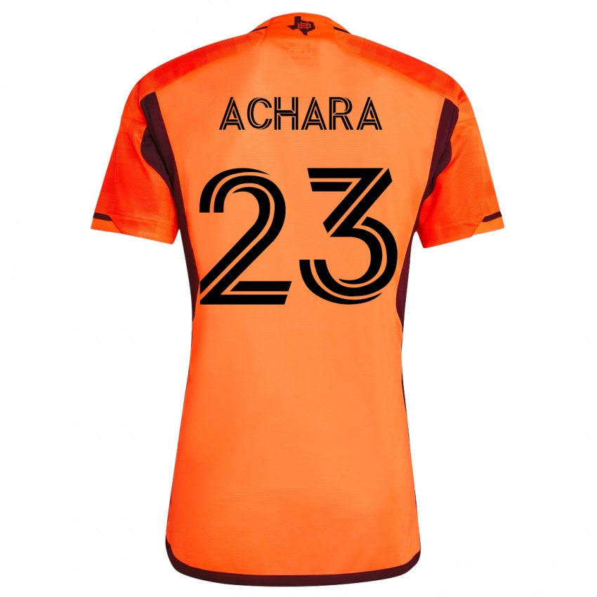Mann Ifunanyachi Achara #23 Oransje Hjemmetrøye Drakt Trøye 2023/24 Skjorter T-Skjorte