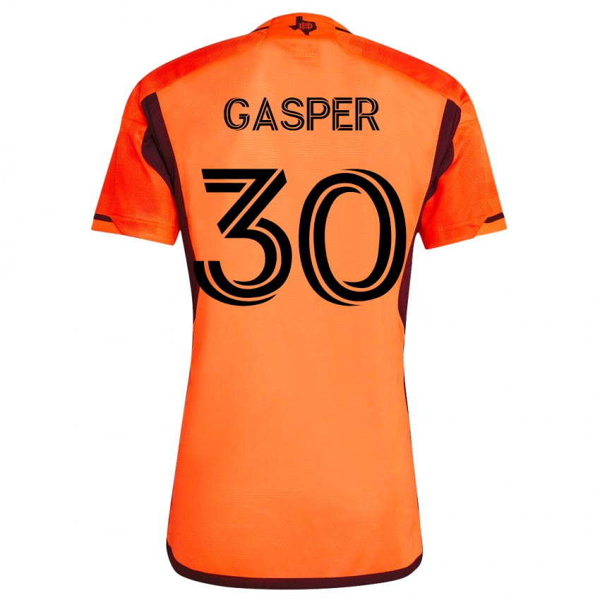 Mann Chase Gasper #30 Oransje Hjemmetrøye Drakt Trøye 2023/24 Skjorter T-Skjorte