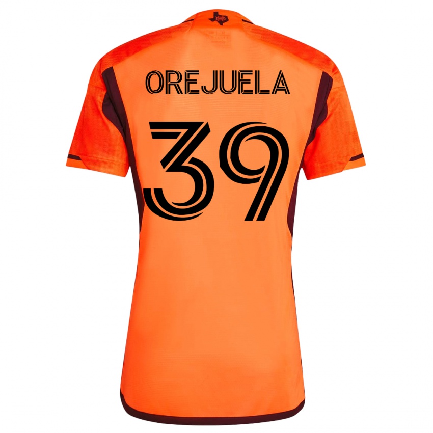 Mann Jesus Orejuela #39 Oransje Hjemmetrøye Drakt Trøye 2023/24 Skjorter T-Skjorte