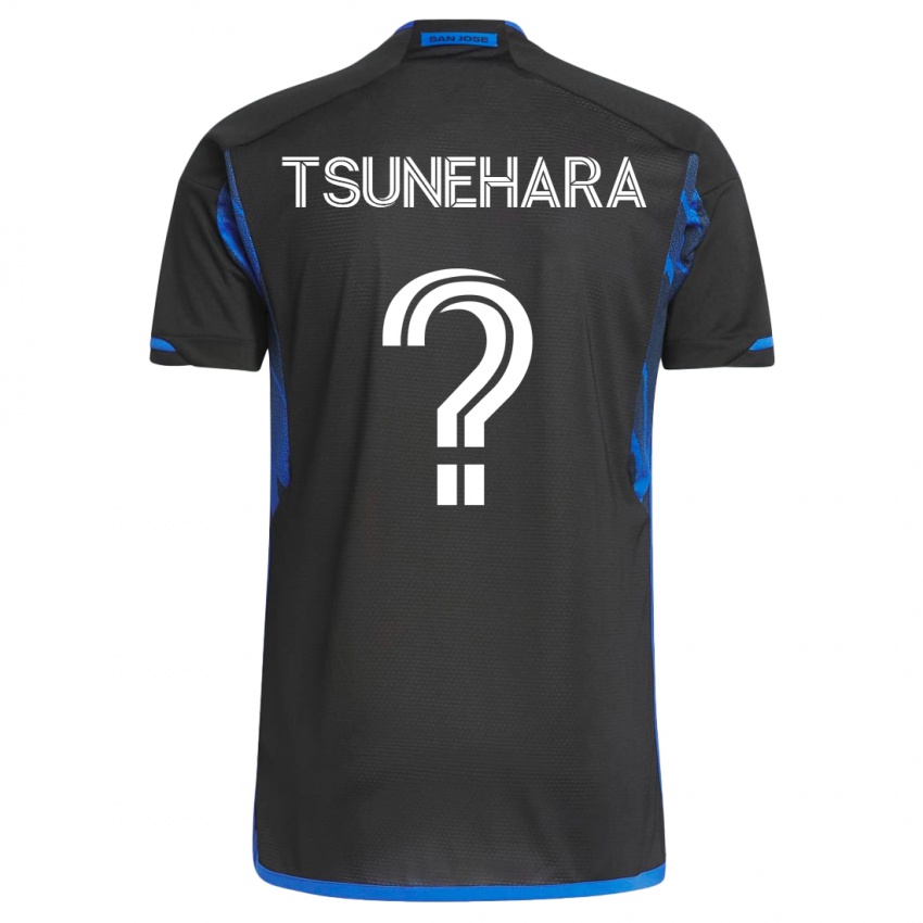 Mann Roka Tsunehara #0 Blå Svart Hjemmetrøye Drakt Trøye 2023/24 Skjorter T-Skjorte