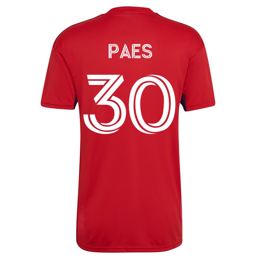 Mann Maarten Paes #30 Rød Hjemmetrøye Drakt Trøye 2023/24 Skjorter T-Skjorte