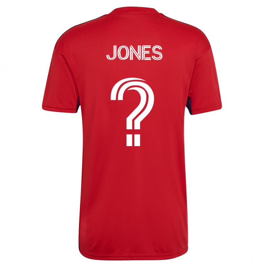 Mann Jordan Jones #0 Rød Hjemmetrøye Drakt Trøye 2023/24 Skjorter T-Skjorte