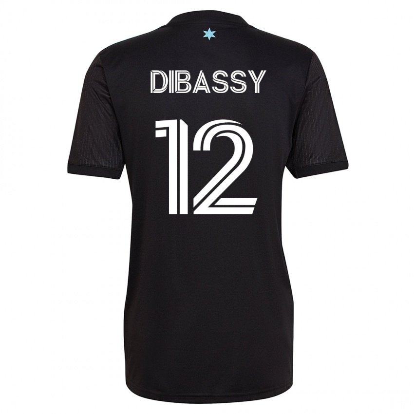 Mann Bakaye Dibassy #12 Svart Hjemmetrøye Drakt Trøye 2023/24 Skjorter T-Skjorte