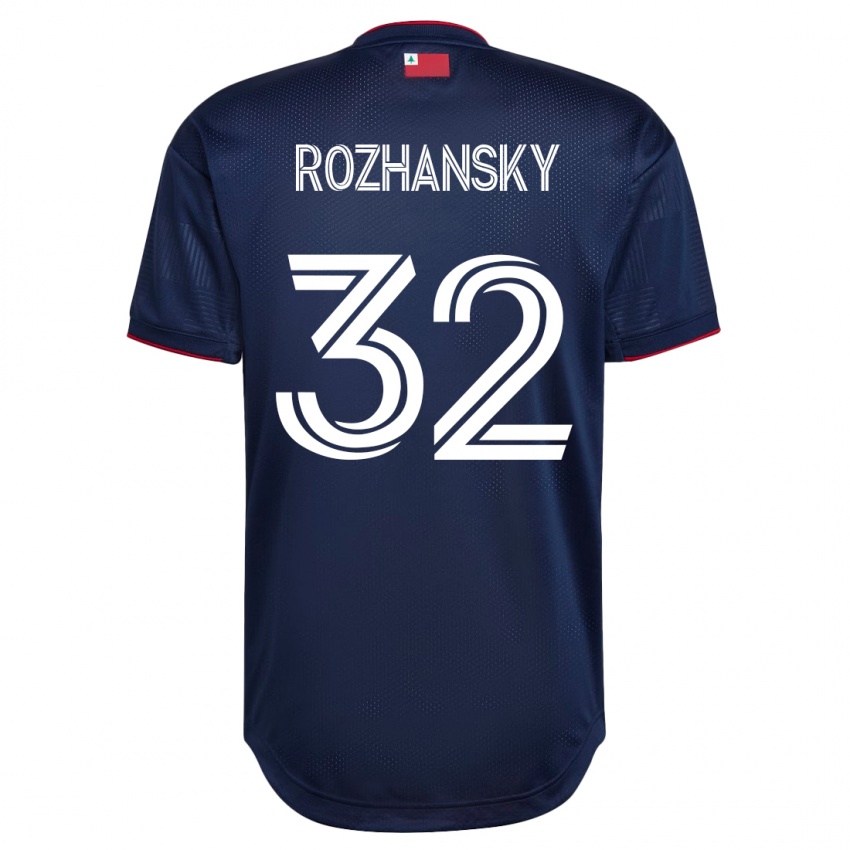 Mann Jake Rozhansky #32 Marinen Hjemmetrøye Drakt Trøye 2023/24 Skjorter T-Skjorte