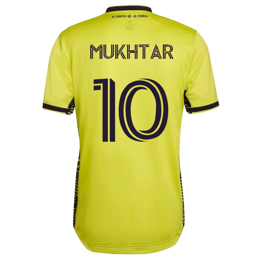 Mann Hany Mukhtar #10 Gul Hjemmetrøye Drakt Trøye 2023/24 Skjorter T-Skjorte