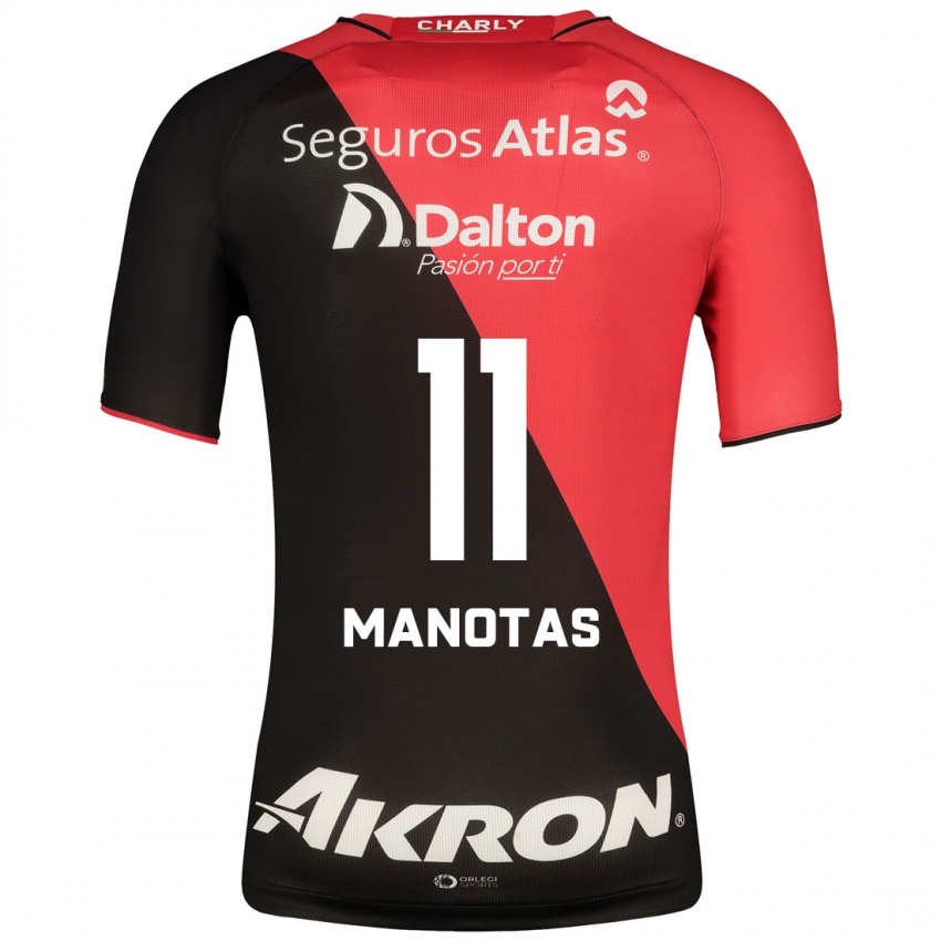 Mann Mauro Manotas #11 Svart Hjemmetrøye Drakt Trøye 2023/24 Skjorter T-Skjorte