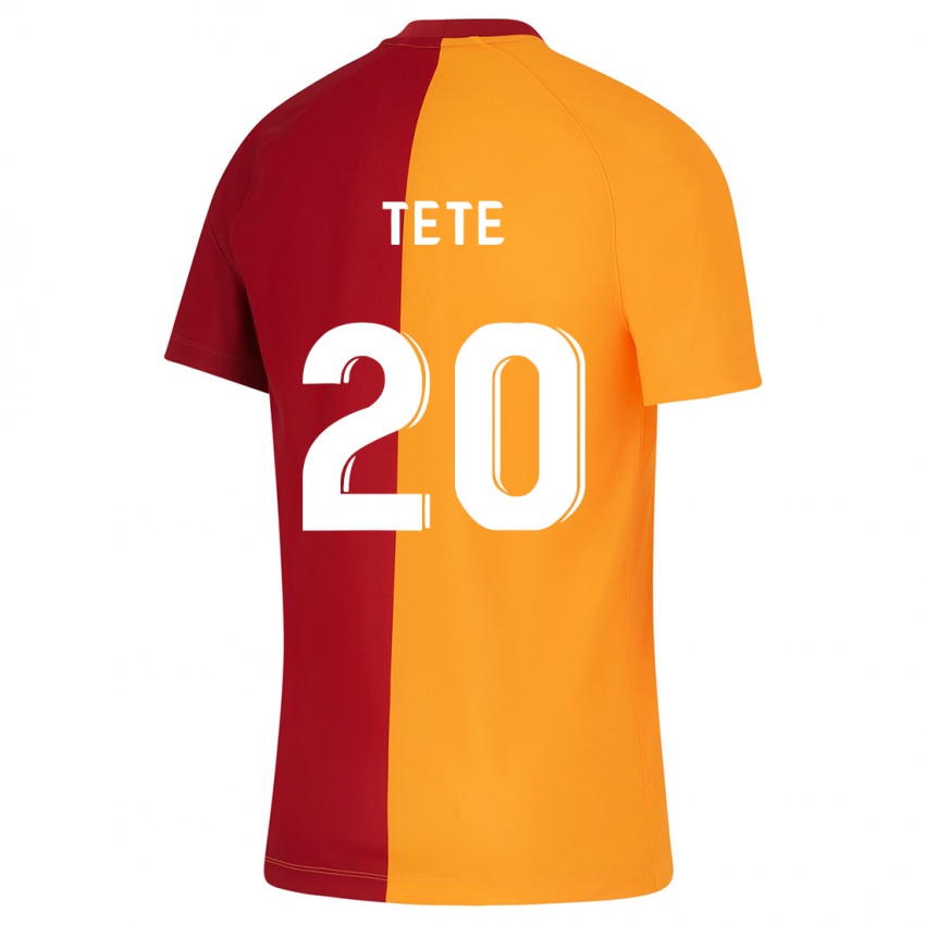 Mann Tete #20 Oransje Hjemmetrøye Drakt Trøye 2023/24 Skjorter T-Skjorte