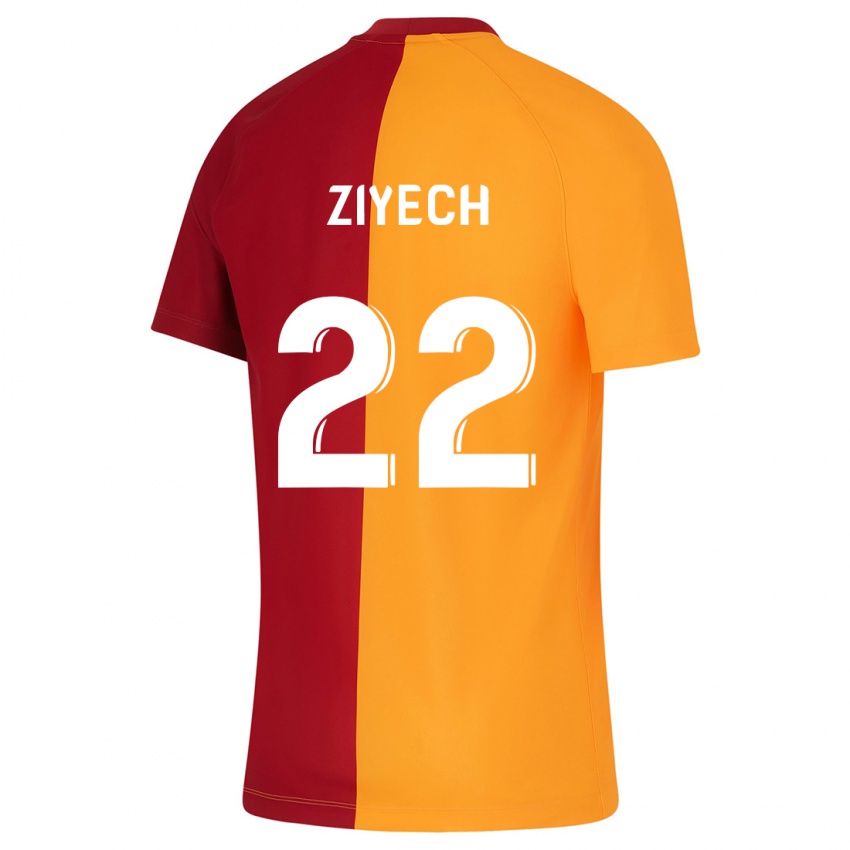 Mann Hakim Ziyech #22 Oransje Hjemmetrøye Drakt Trøye 2023/24 Skjorter T-Skjorte