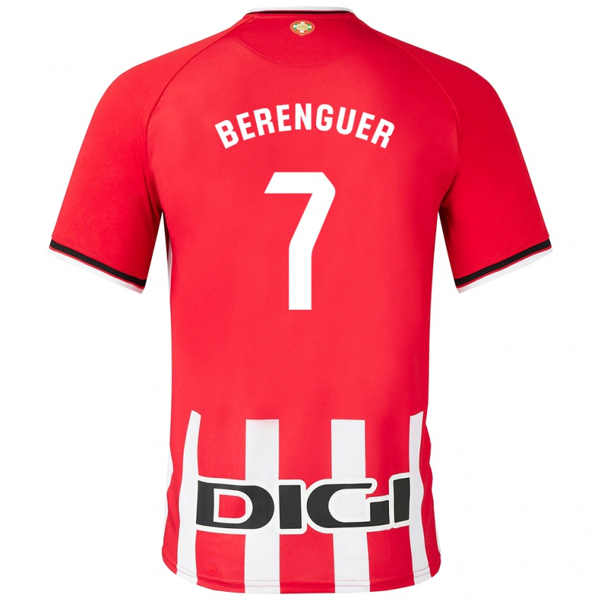 Mann Alex Berenguer #7 Rød Hjemmetrøye Drakt Trøye 2023/24 Skjorter T-Skjorte