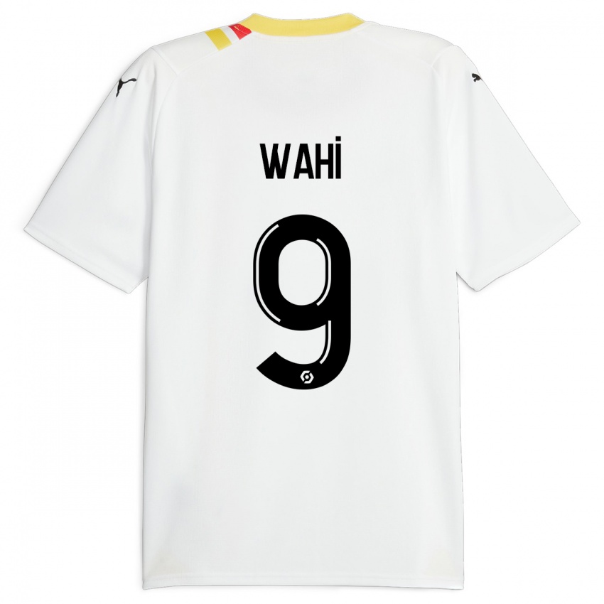 Mann Elye Wahi #9 Svart Bortetrøye Drakt Trøye 2023/24 Skjorter T-Skjorte