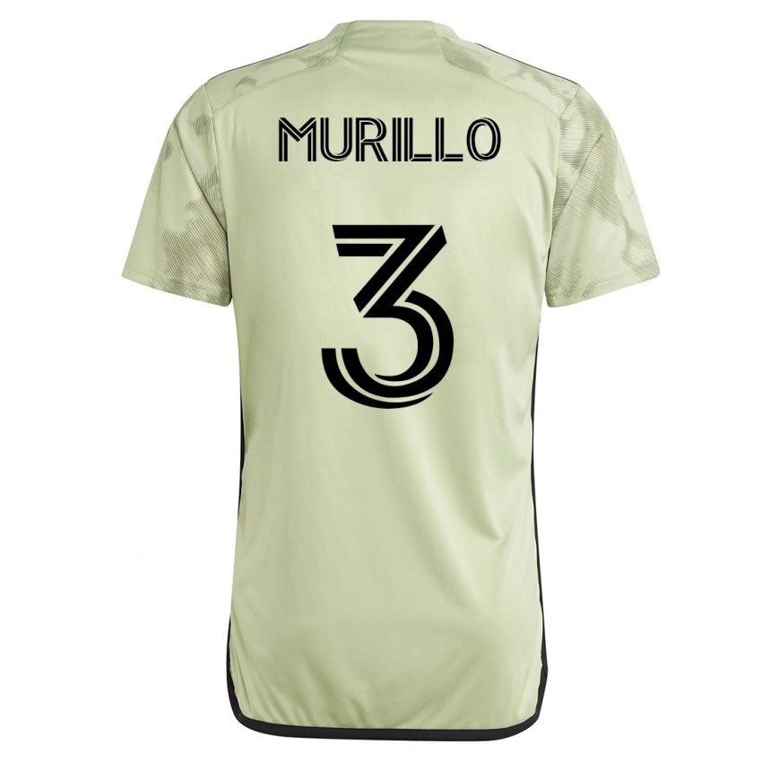Mann Jesús Murillo #3 Grønn Bortetrøye Drakt Trøye 2023/24 Skjorter T-Skjorte