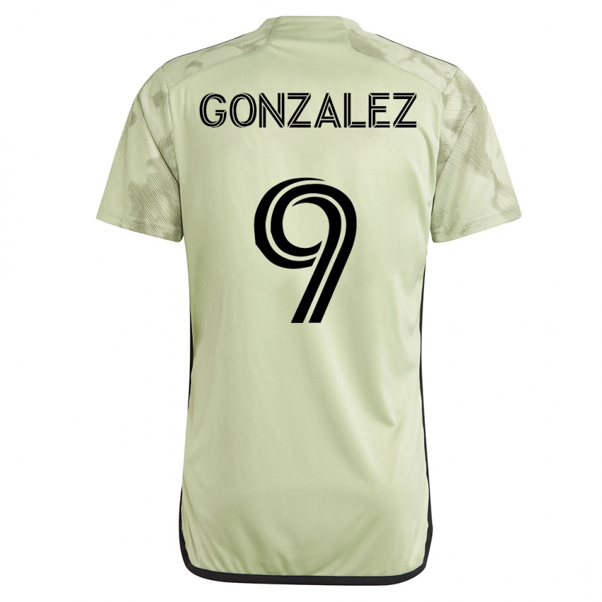 Mann Mario Gonzalez #9 Grønn Bortetrøye Drakt Trøye 2023/24 Skjorter T-Skjorte