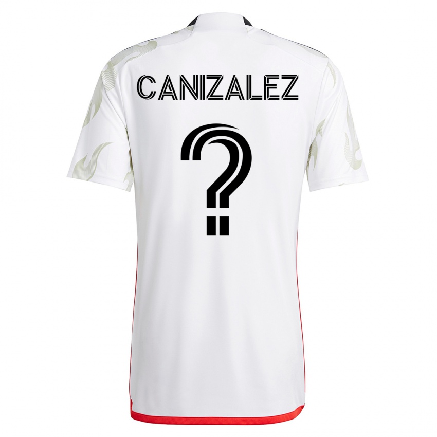 Mann Henry Canizalez #0 Hvit Bortetrøye Drakt Trøye 2023/24 Skjorter T-Skjorte