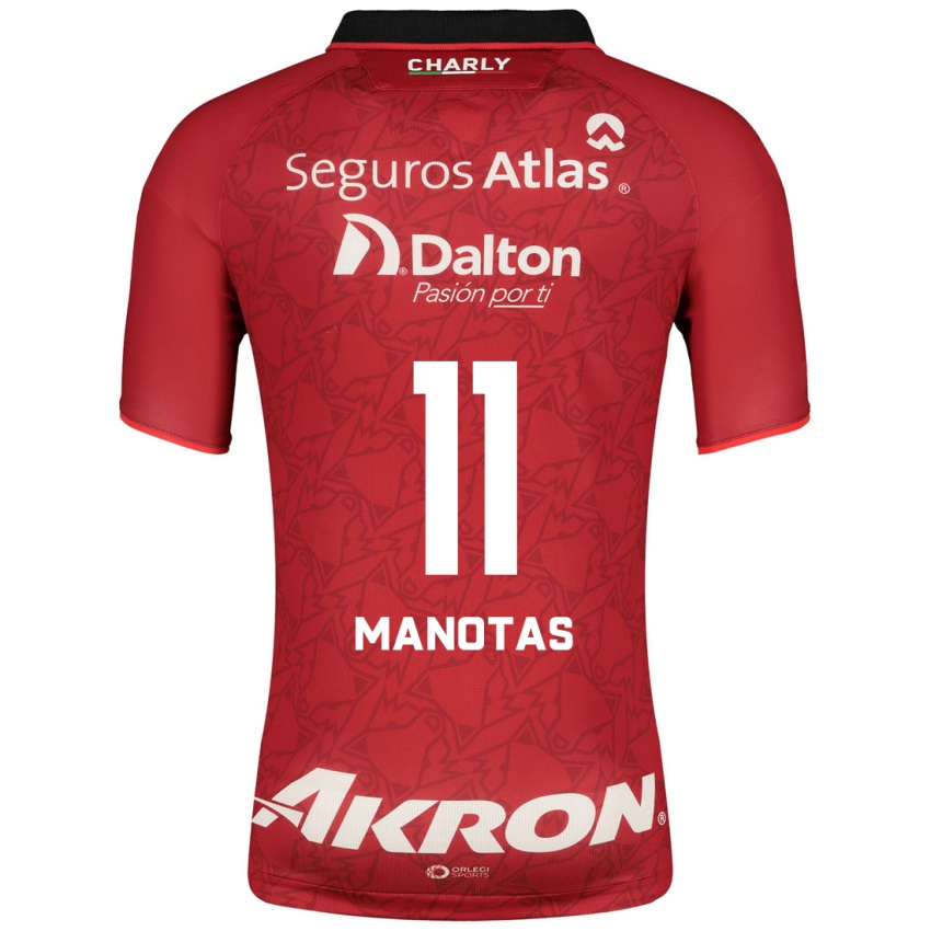 Mann Mauro Manotas #11 Rød Bortetrøye Drakt Trøye 2023/24 Skjorter T-Skjorte