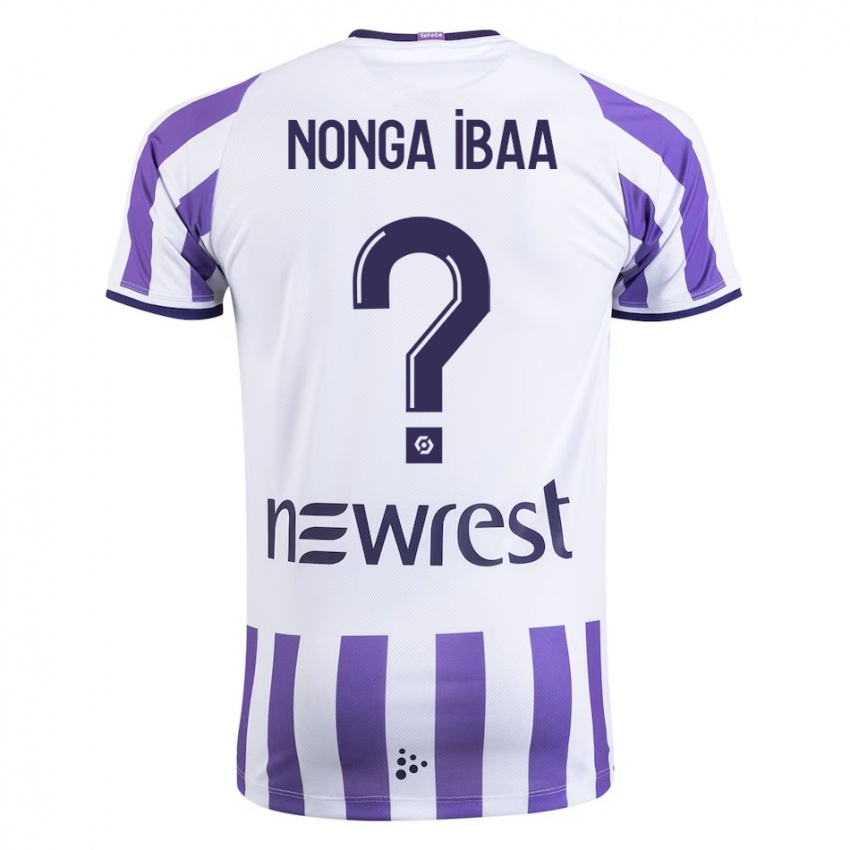 Dame Alou Nonga Ibaa #0 Hvit Hjemmetrøye Drakt Trøye 2023/24 Skjorter T-Skjorte