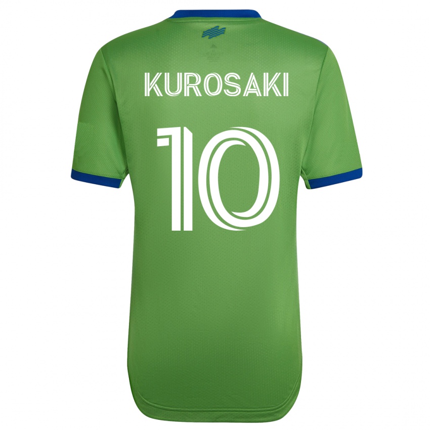 Dame Yuuka Kurosaki #10 Grønn Hjemmetrøye Drakt Trøye 2023/24 Skjorter T-Skjorte