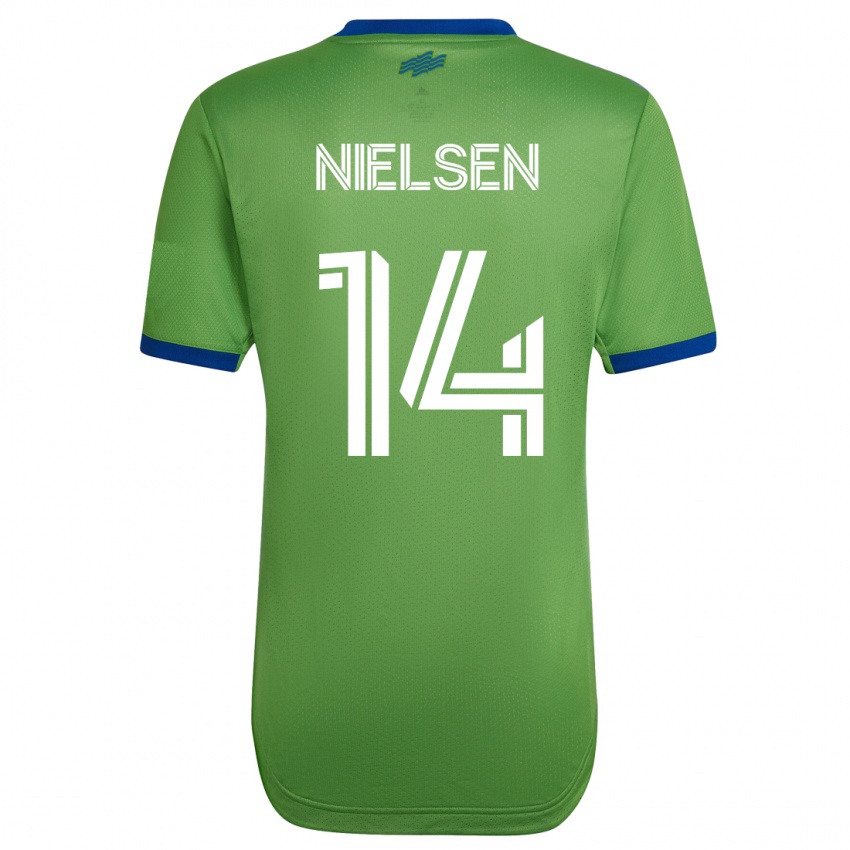 Dame Taylor Nielsen #14 Grønn Hjemmetrøye Drakt Trøye 2023/24 Skjorter T-Skjorte
