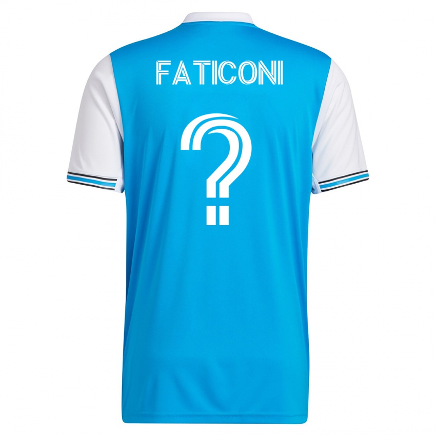 Dame Trey Faticoni #0 Blå Hjemmetrøye Drakt Trøye 2023/24 Skjorter T-Skjorte