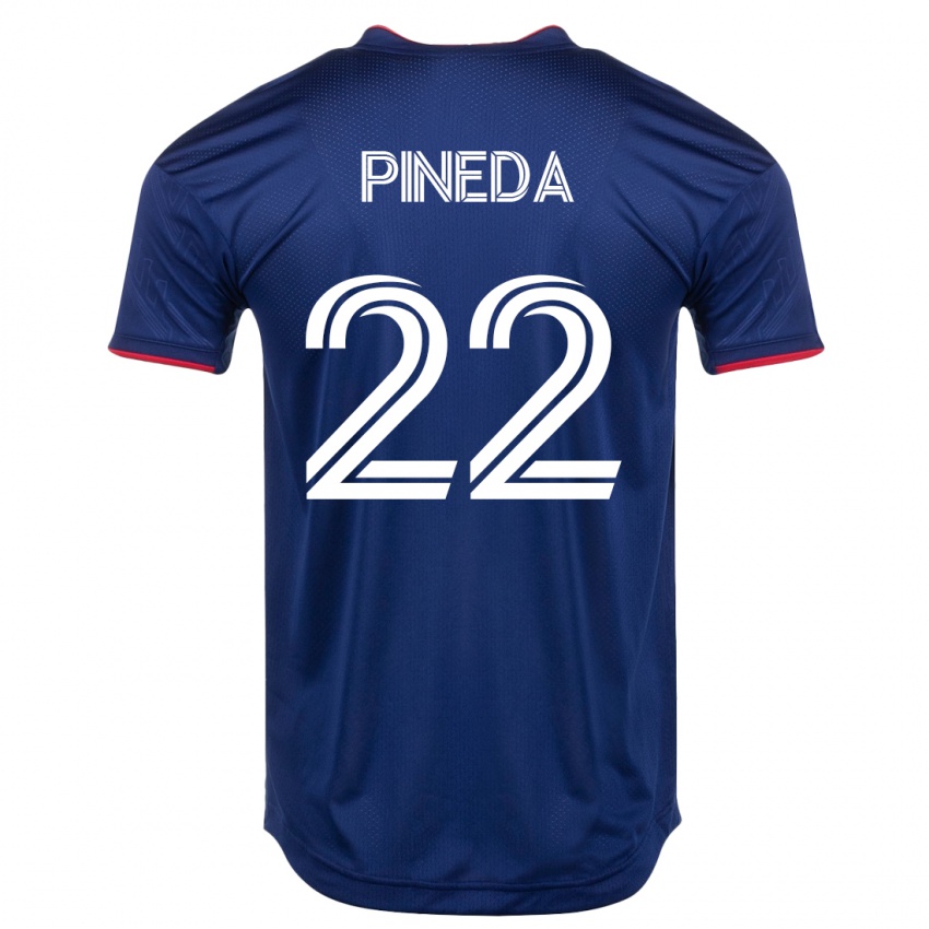 Dame Mauricio Pineda #22 Marinen Hjemmetrøye Drakt Trøye 2023/24 Skjorter T-Skjorte