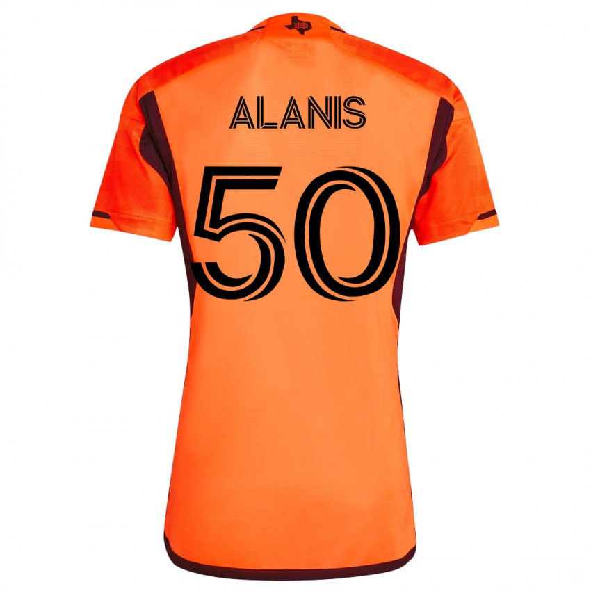 Dame Brian Alanis #50 Oransje Hjemmetrøye Drakt Trøye 2023/24 Skjorter T-Skjorte