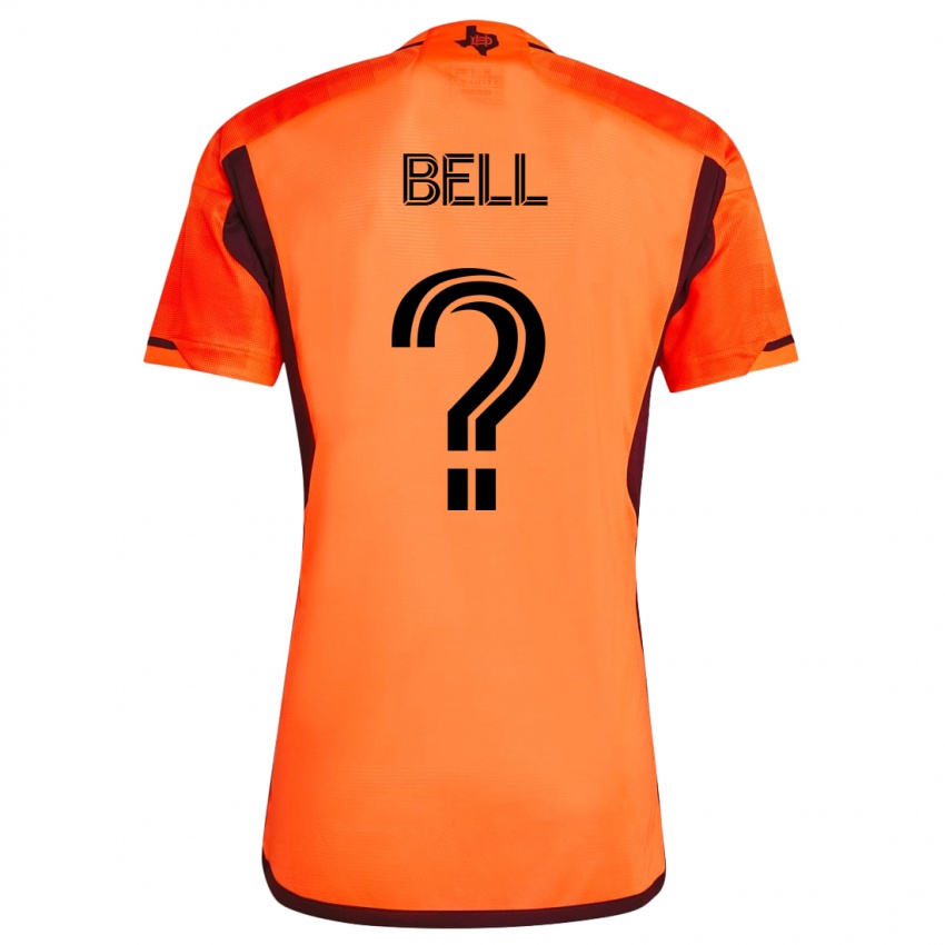 Dame Jahmani Bell #0 Oransje Hjemmetrøye Drakt Trøye 2023/24 Skjorter T-Skjorte
