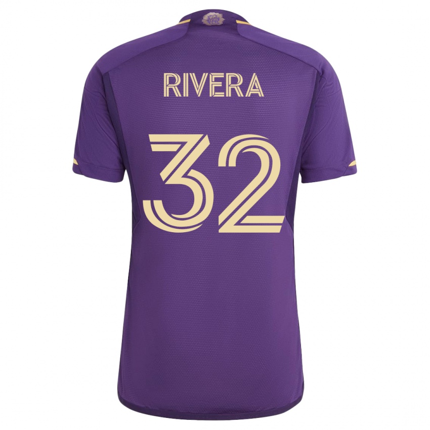 Dame Wilfredo Rivera #32 Fiolett Hjemmetrøye Drakt Trøye 2023/24 Skjorter T-Skjorte