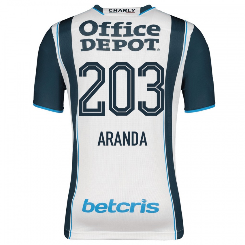 Dame Juan Aranda #203 Marinen Hjemmetrøye Drakt Trøye 2023/24 Skjorter T-Skjorte