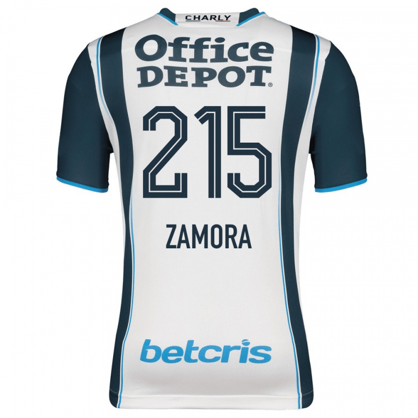 Dame Yahir Zamora #215 Marinen Hjemmetrøye Drakt Trøye 2023/24 Skjorter T-Skjorte