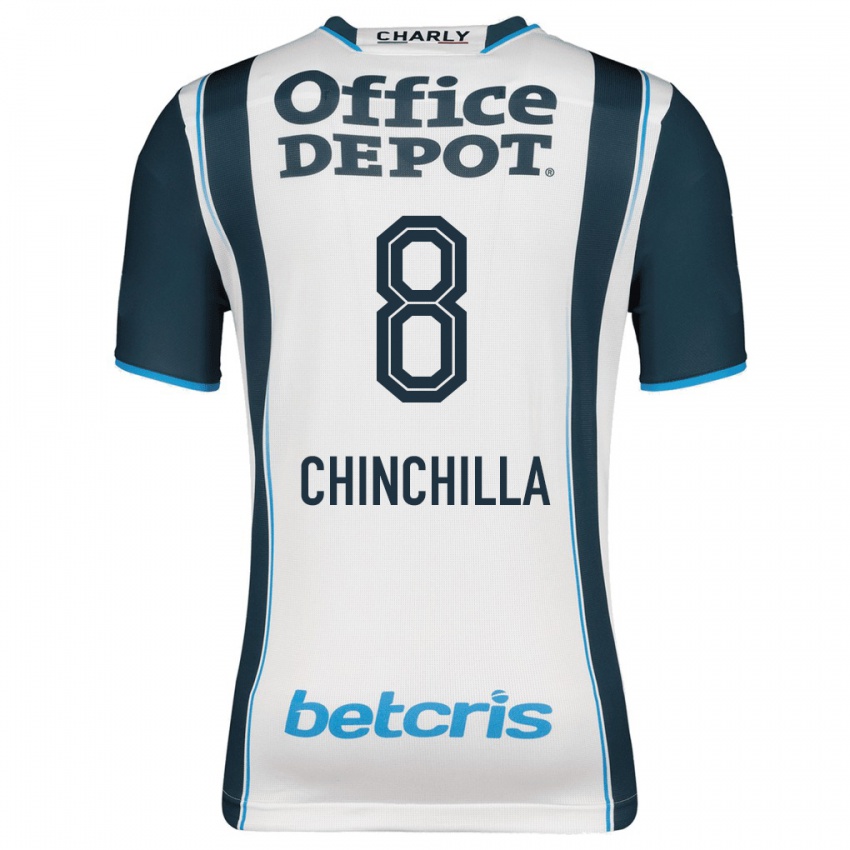 Dame Priscila Chinchilla #8 Marinen Hjemmetrøye Drakt Trøye 2023/24 Skjorter T-Skjorte