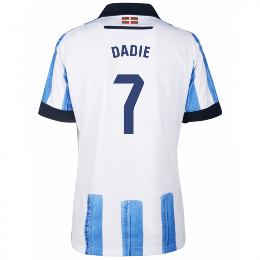 Dame Alberto Dadie #7 Blå Hvit Hjemmetrøye Drakt Trøye 2023/24 Skjorter T-Skjorte
