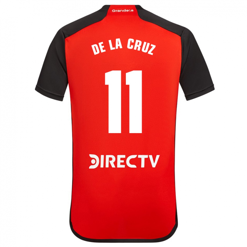 Dame Nicolas De La Cruz #11 Rød Bortetrøye Drakt Trøye 2023/24 Skjorter T-Skjorte