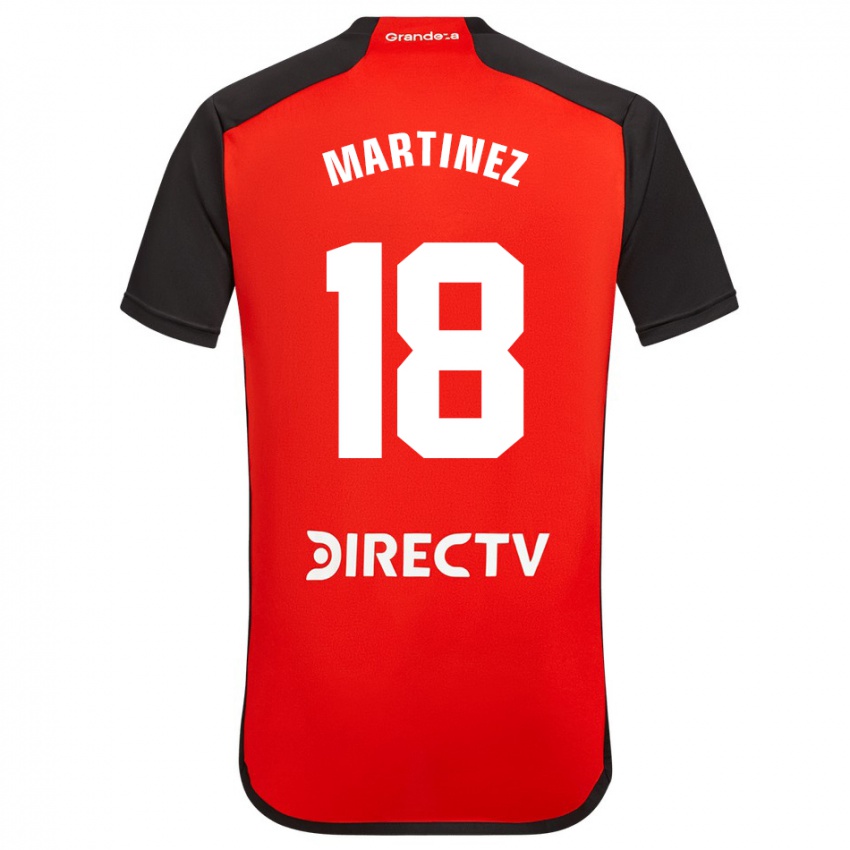Dame Pity Martínez #18 Rød Bortetrøye Drakt Trøye 2023/24 Skjorter T-Skjorte