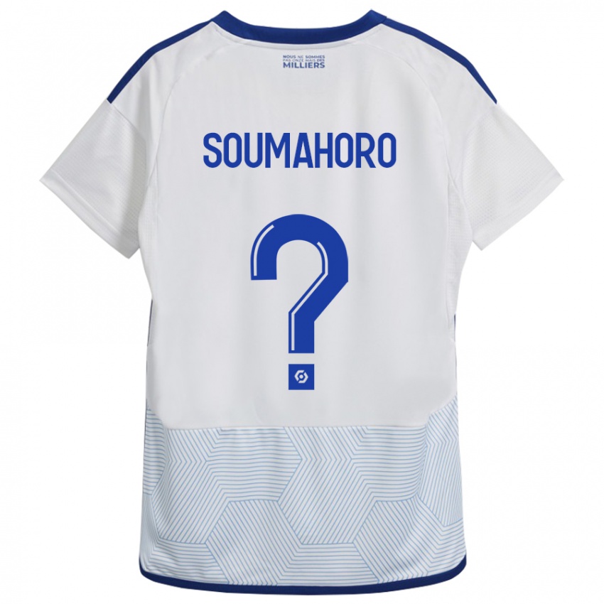 Dame Mohamed Soumahoro #0 Hvit Bortetrøye Drakt Trøye 2023/24 Skjorter T-Skjorte