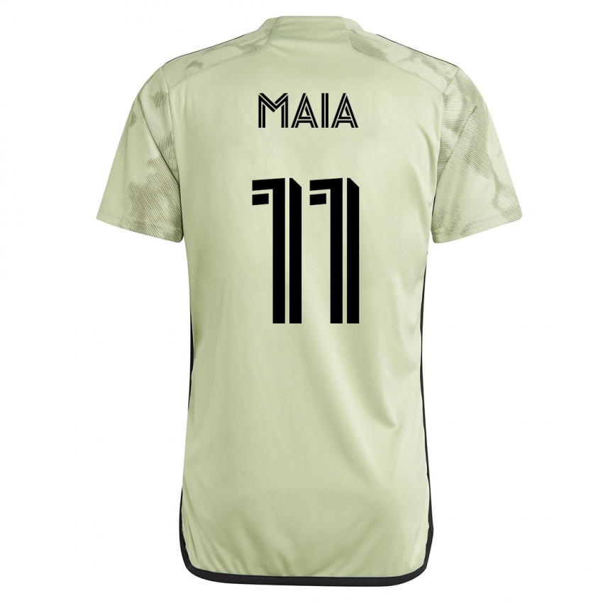 Dame Matheus Maia #11 Grønn Bortetrøye Drakt Trøye 2023/24 Skjorter T-Skjorte
