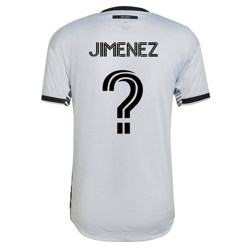 Dame Kevin Jimenez #0 Hvit Bortetrøye Drakt Trøye 2023/24 Skjorter T-Skjorte