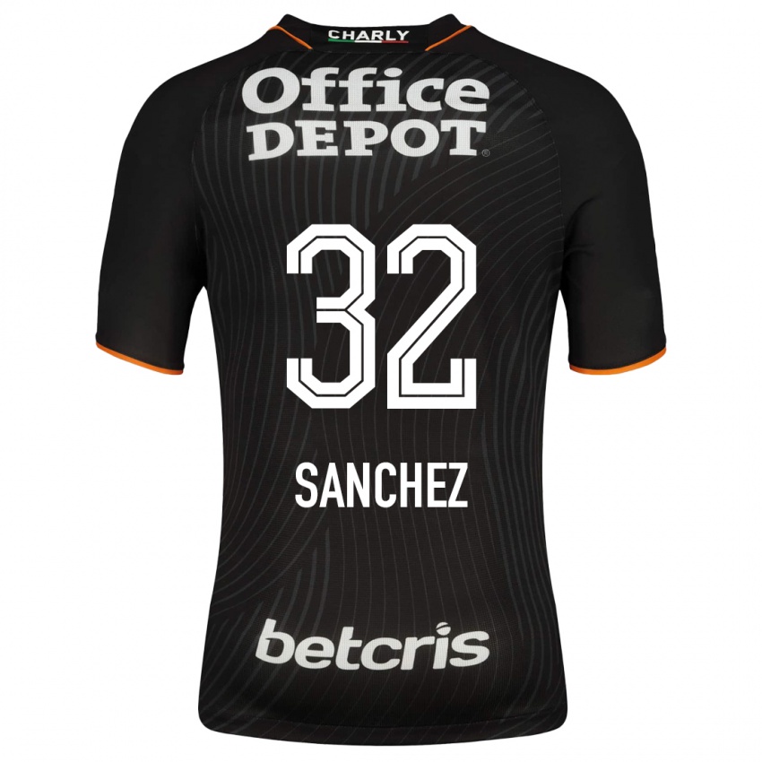 Dame Luis Sanchez #32 Svart Bortetrøye Drakt Trøye 2023/24 Skjorter T-Skjorte