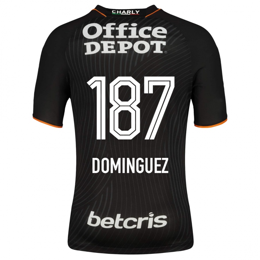 Dame Alexéi Domínguez #187 Svart Bortetrøye Drakt Trøye 2023/24 Skjorter T-Skjorte