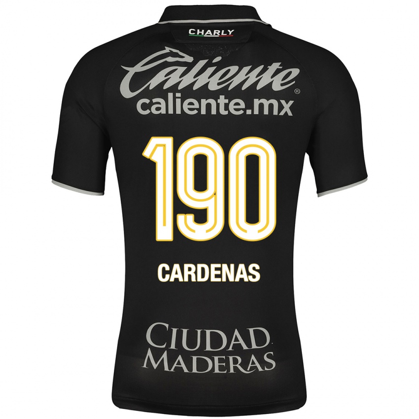 Dame Emilio Cárdenas #190 Svart Bortetrøye Drakt Trøye 2023/24 Skjorter T-Skjorte