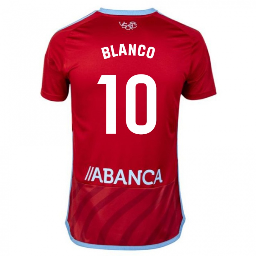 Dame Raul Blanco #10 Rød Bortetrøye Drakt Trøye 2023/24 Skjorter T-Skjorte