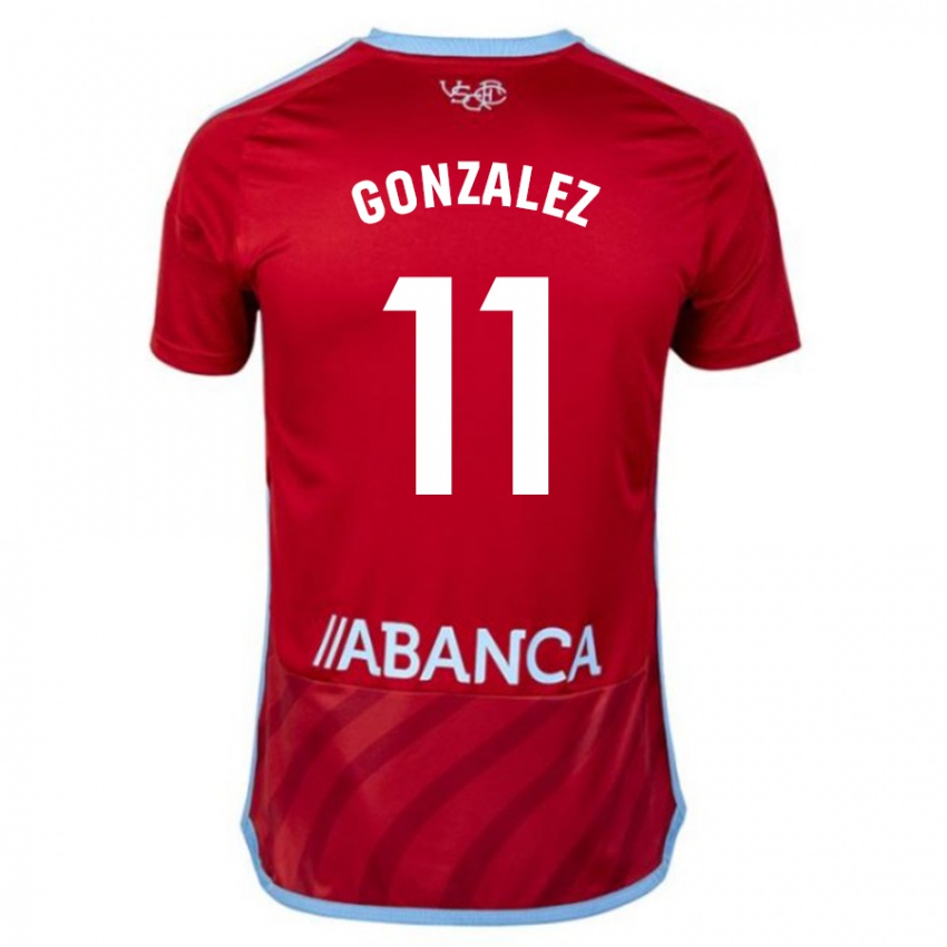 Dame Alfon Gonzalez #11 Rød Bortetrøye Drakt Trøye 2023/24 Skjorter T-Skjorte