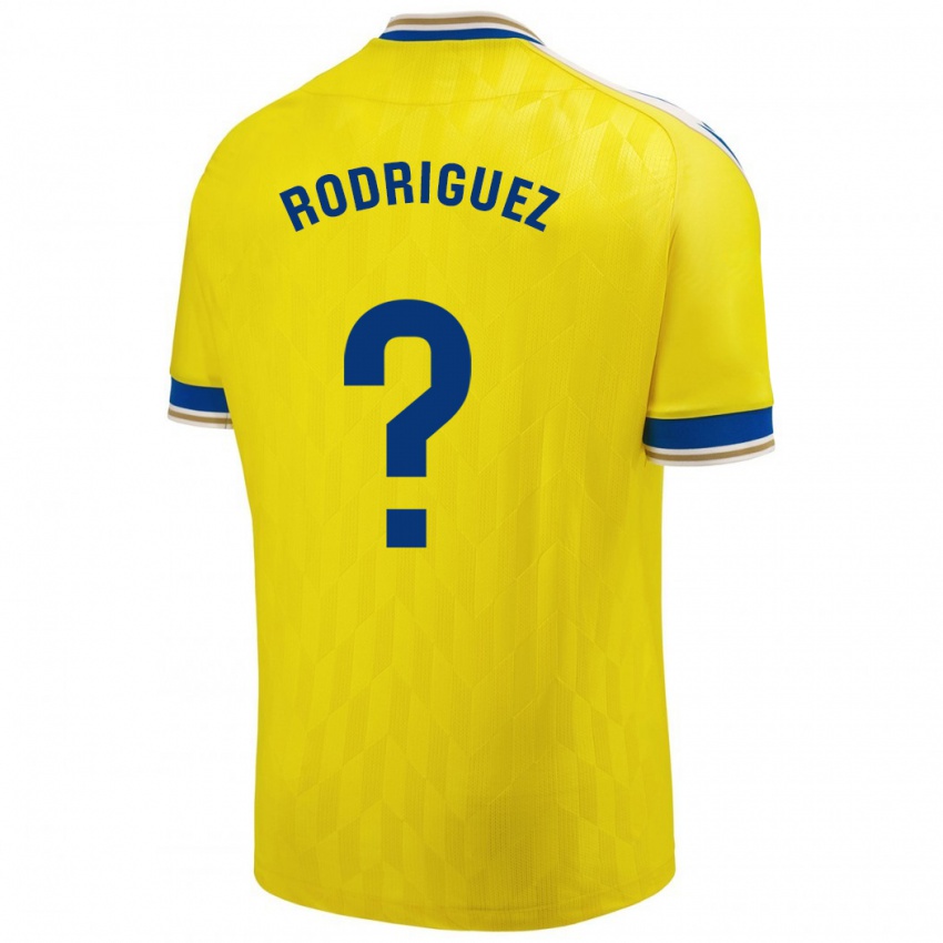 Barn Antonio Rodríguez #0 Gul Hjemmetrøye Drakt Trøye 2023/24 Skjorter T-Skjorte