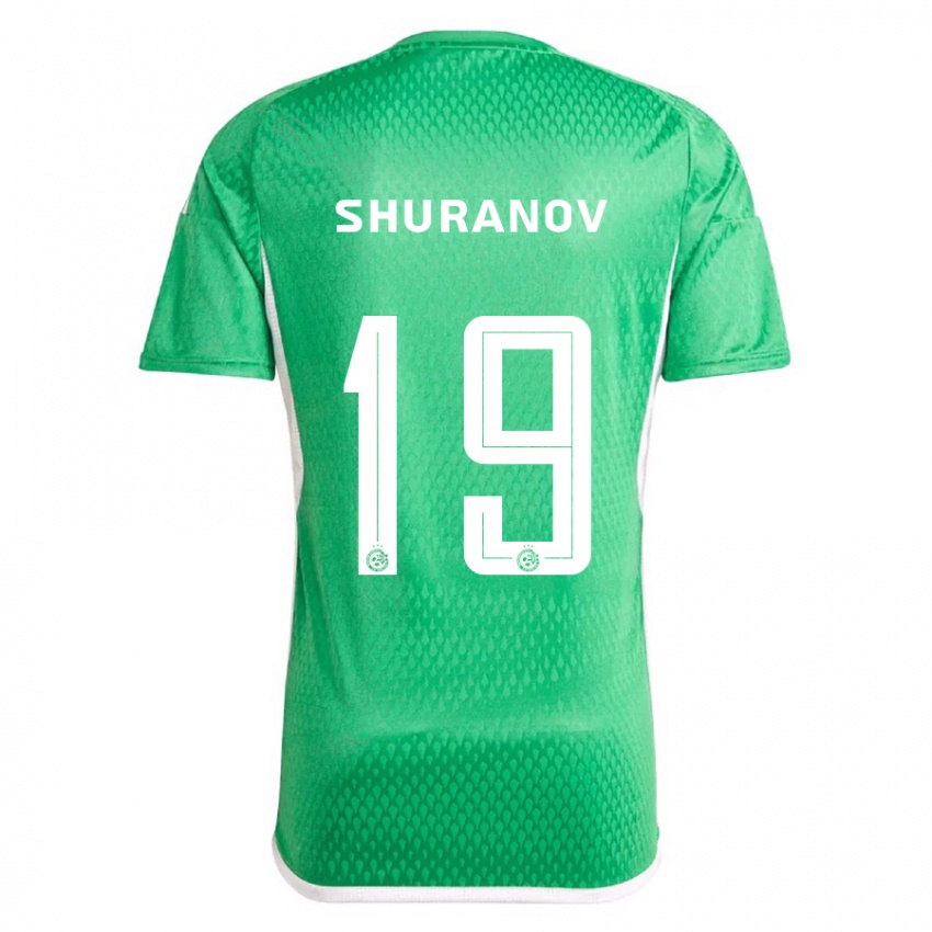 Barn Erik Shuranov #19 Hvit Blå Hjemmetrøye Drakt Trøye 2023/24 Skjorter T-Skjorte