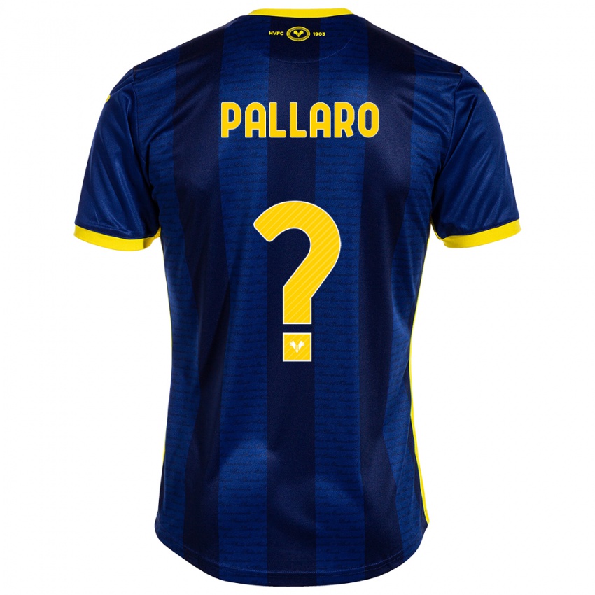 Barn Alessandro Pallaro #0 Marinen Hjemmetrøye Drakt Trøye 2023/24 Skjorter T-Skjorte
