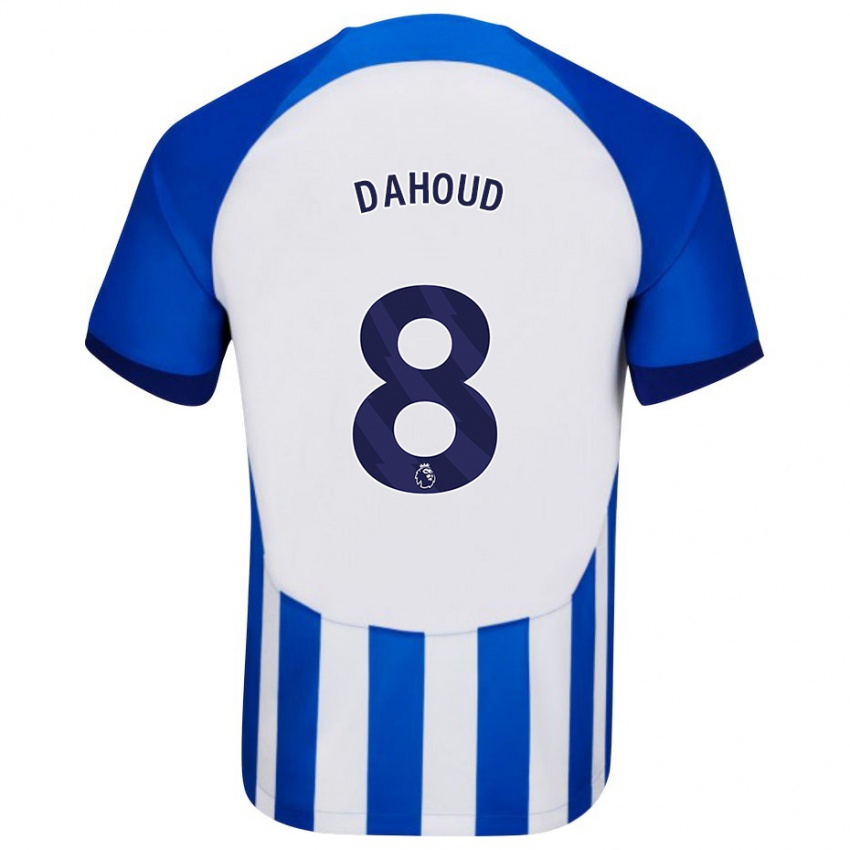 Barn Mahmoud Dahoud #8 Blå Hjemmetrøye Drakt Trøye 2023/24 Skjorter T-Skjorte